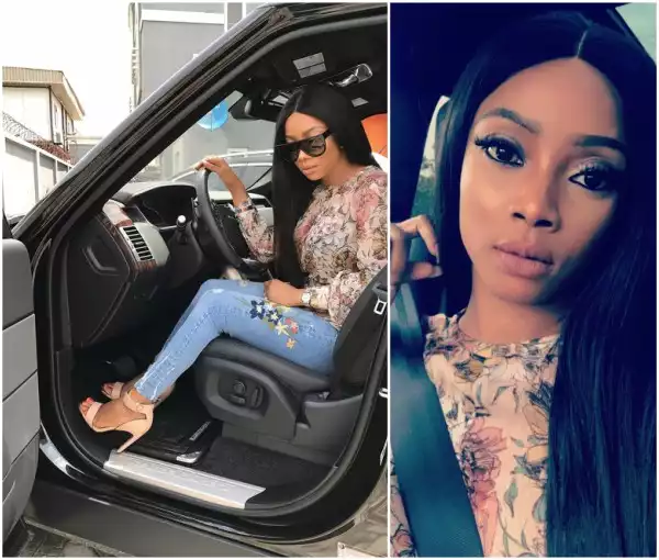 OAP Toke Makinwa Unapologetic As She Buys Her Dream Car (Photos)